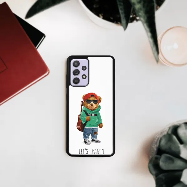 MY ART Silikónový kryt Samsung Galaxy A72 BEAR (177)