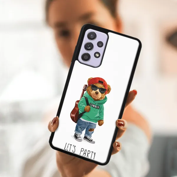 MY ART Silikónový kryt Samsung Galaxy A72 BEAR (177)