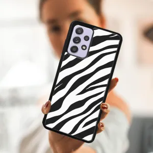 MY ART Silikónový kryt Samsung Galaxy A72 ZEBRA (049)