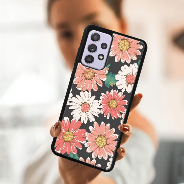 MY ART Silikónový kryt Samsung Galaxy A72 DAISY (161)