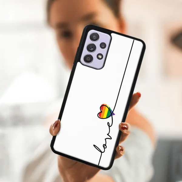 MY ART Silikónový kryt Samsung Galaxy A72 LOVE (054)