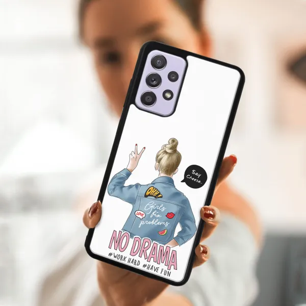 MY ART Silikónový kryt Samsung Galaxy A72 NO DRAMA (138)