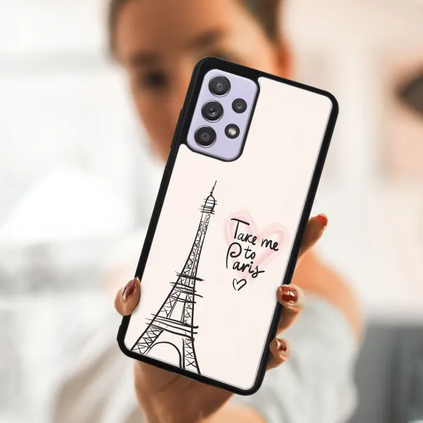 MY ART Silikónový kryt Samsung Galaxy A72 PARIS (057)