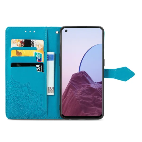 ART Peňaženkový kryt OnePlus Nord N20 5G ORNAMENT modrý