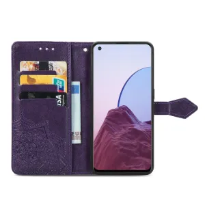 ART Peňaženkový kryt OnePlus Nord N20 5G ORNAMENT fialový