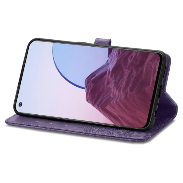 ART Peňaženkový kryt OnePlus Nord N20 5G ORNAMENT fialový