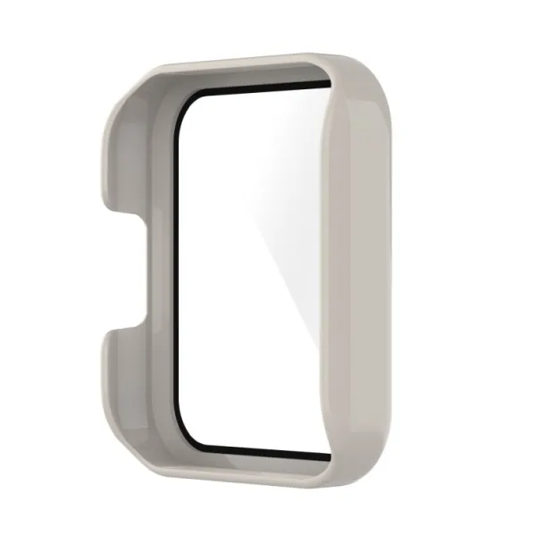 Plastový kryt s ochranným sklom pre Xiaomi Redmi Watch 2 Lite biely