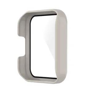 Plastový kryt s ochranným sklom pre Xiaomi Redmi Watch 2 Lite biely