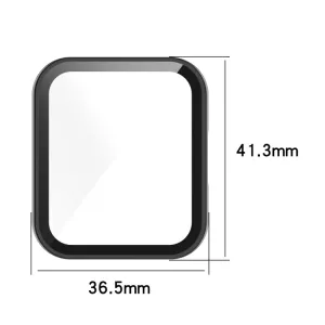 Plastový kryt s ochranným sklom pre Xiaomi Redmi Watch 2 Lite biely
