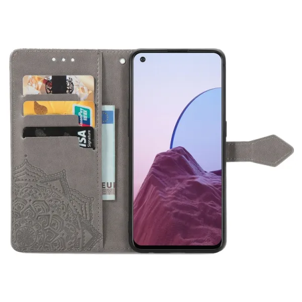 ART Peňaženkový kryt OnePlus Nord N20 5G ORNAMENT šedý
