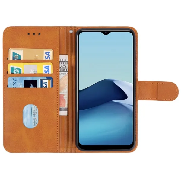 SMOOTH Peňaženkové puzdro Vivo Y11s hnedé
