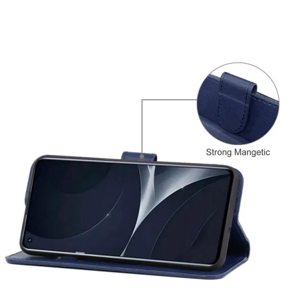 SMOOTH Peňaženkové puzdro Realme 9i modrý