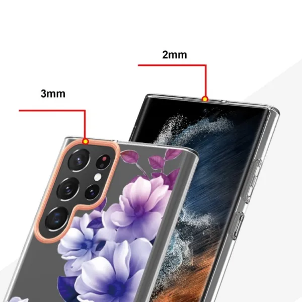 ELECTRO Ochranný kryt Samsung Galaxy S22 Ultra 5G VIOLET