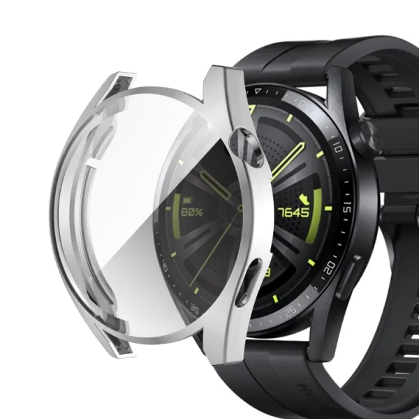 TPU FULL BODY Ochranný kryt Huawei Watch GT 3 46mm strieborný