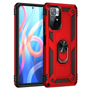 RING Ochranný obal pre Xiaomi Poco M4 Pro 5G / Redmi Note 11S 5G červený