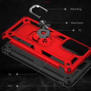 RING Ochranný obal pre Xiaomi Poco M4 Pro 5G / Redmi Note 11S 5G červený