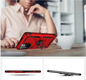 RING Ochranný obal pre Xiaomi Poco M4 Pro 5G / Redmi Note 11S 5G červený