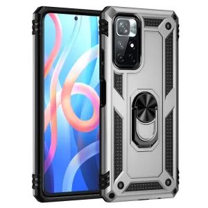 RING Ochranný obal pre Xiaomi Poco M4 Pro 5G / Redmi Note 11S 5G strieborný