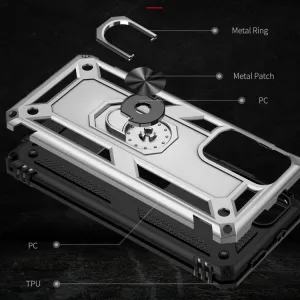 RING Ochranný obal pre Xiaomi Poco M4 Pro 5G / Redmi Note 11S 5G strieborný