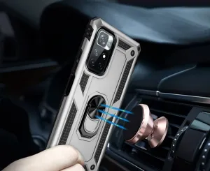 RING Ochranný obal pre Xiaomi Poco M4 Pro 5G / Redmi Note 11S 5G strieborný