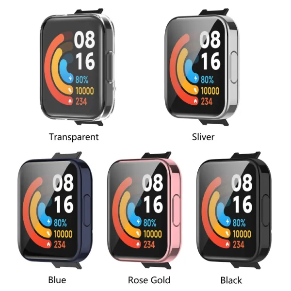 TPU FULL BODY Ochranný kryt Xiaomi Redmi Watch 2 Lite ružový