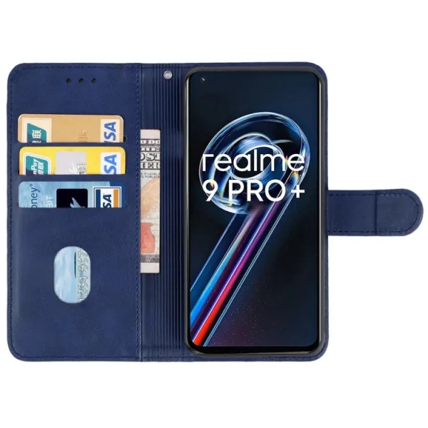 SMOOTH Peňaženkové puzdro Realme 9 Pro+ / Realme 9 modrý