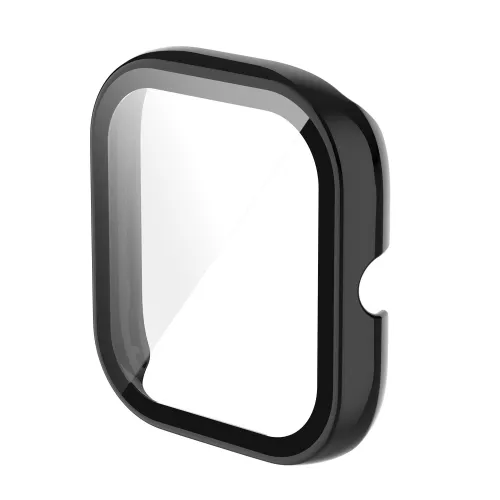 Plastový kryt s ochranným sklom pre Xiaomi Amazfit GTS 2 Mini čierny