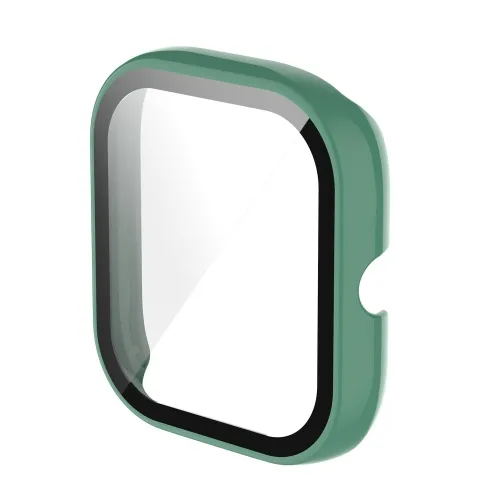 Plastový kryt s ochranným sklom pre Xiaomi Amazfit GTS 2 Mini zelený