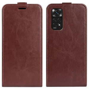 Vyklápacie puzdro Xiaomi Redmi Note 11 / Note 11S hnedé