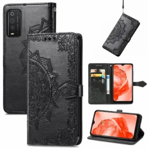 ART Peňaženkový kryt TCL 205 ORNAMENT čierny