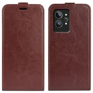 Vyklápacie puzdro Realme GT2 Pro hnedé