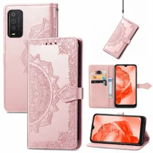 ART Peňaženkový kryt TCL 205 ORNAMENT ružový