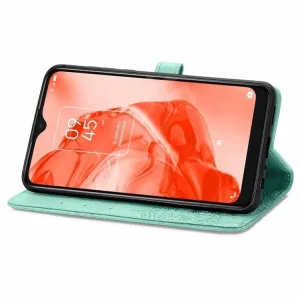 ART Peňaženkový kryt TCL 205 ORNAMENT zelený