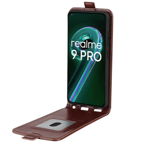 Vyklápacie puzdro Realme 9 Pro / Realme 9 5G hnedé