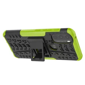 STAND Extra odolný obal Motorola Moto G71 5G zelený