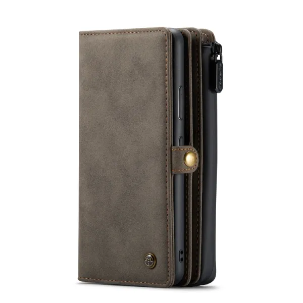 WALLET Ochranný Kryt s peňaženkou 2v1 pre Samsung Galaxy S22 Plus 5G hnedé