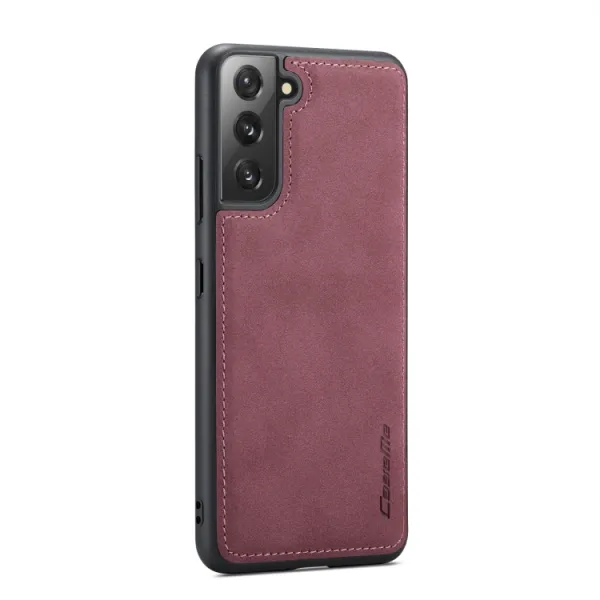WALLET Ochranný Kryt s peňaženkou 2v1 pre Samsung Galaxy S22 Plus 5G červené