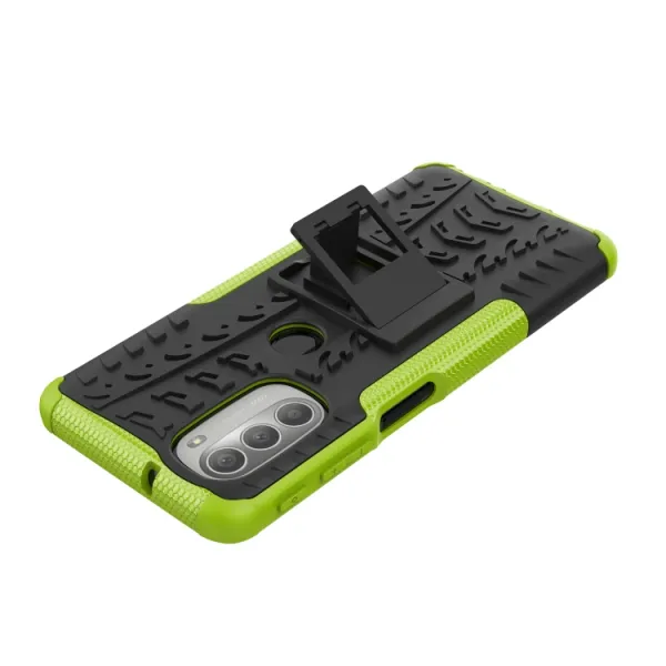 STAND Extra odolný obal Motorola Moto G51 5G zelený