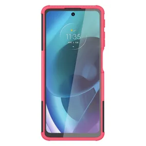 STAND Extra odolný obal Motorola Moto G51 5G ružový