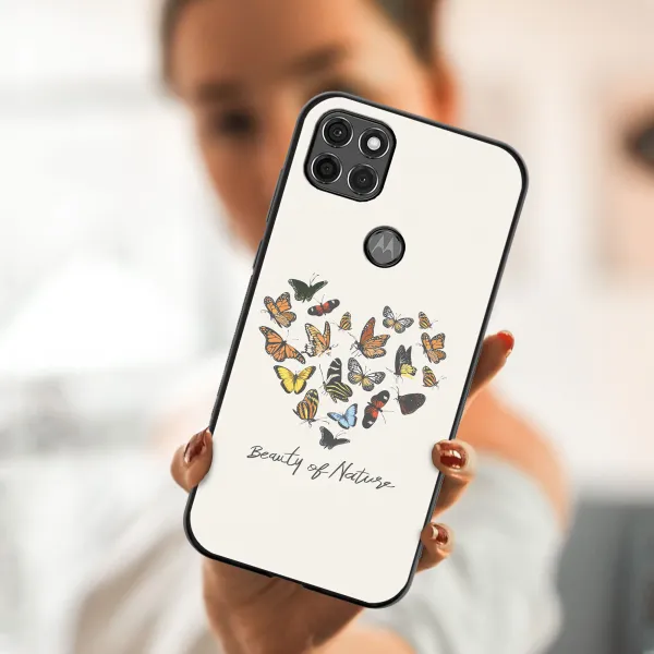 MY ART Silikónový kryt Motorola Moto G9 Power BUTTERFLIES (240)
