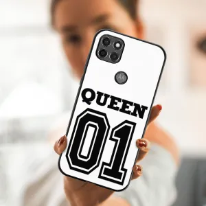 MY ART Silikónový kryt Motorola Moto G9 Power QUEEN (030)