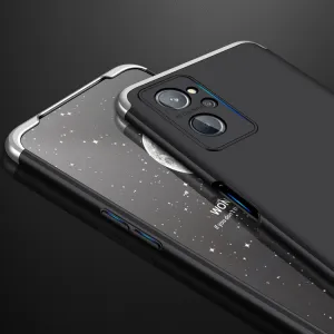 360° Ochranný kryt Realme 9i čierny-strieborný