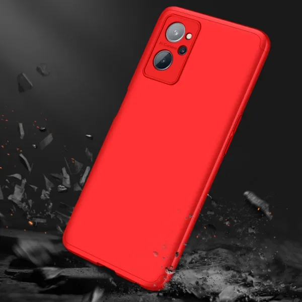 360° Ochranný kryt Realme 9i červený