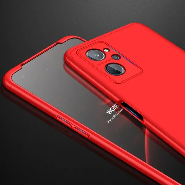 360° Ochranný kryt Realme 9i červený
