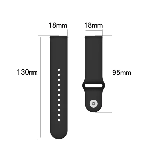 BUTTERFLY Silikónový remienok Garmin Vivoactive 4S / Vivomove 3S modrý