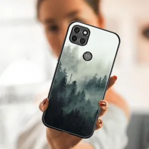 MY ART Silikónový kryt Motorola Moto G9 Power FOREST (248)