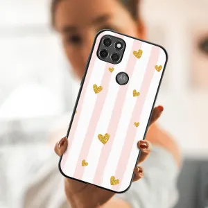 MY ART Silikónový kryt Motorola Moto G9 Power HEARTS (006)