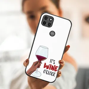 MY ART Silikónový kryt Motorola Moto G9 Power WINE (007)