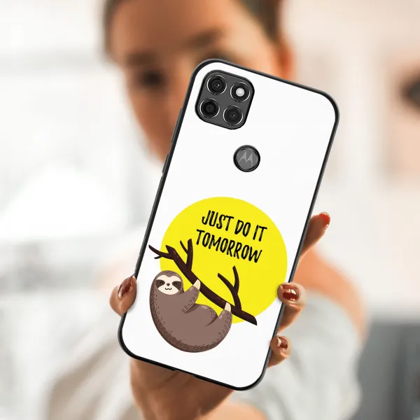 MY ART Silikónový kryt Motorola Moto G9 Power SLOTH (188)