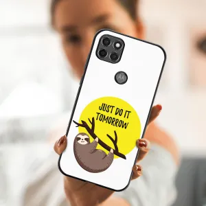 MY ART Silikónový kryt Motorola Moto G9 Power SLOTH (188)